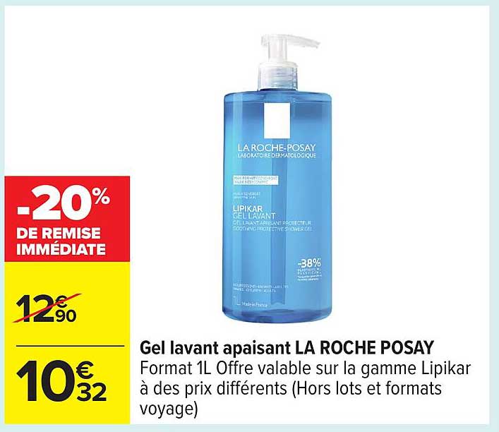 Gel lavant apaisant LA ROCHE POSAY