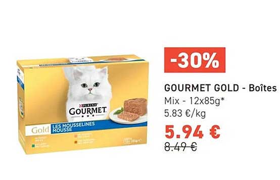 GOURMET GOLD - Boîtes