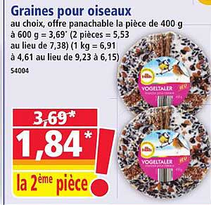 Graines pour oiseaux