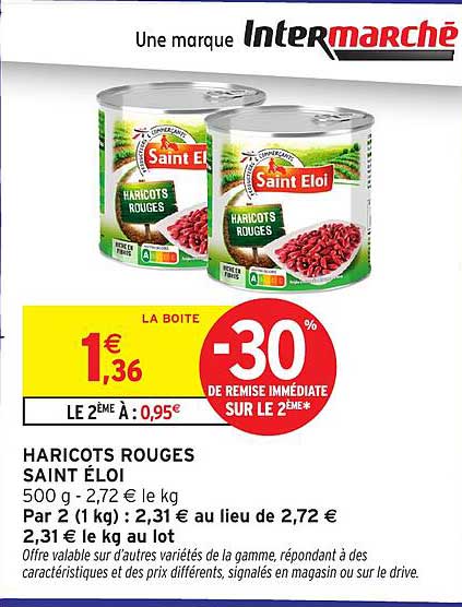 HARICOTS ROUGES SAINT ÉLOI