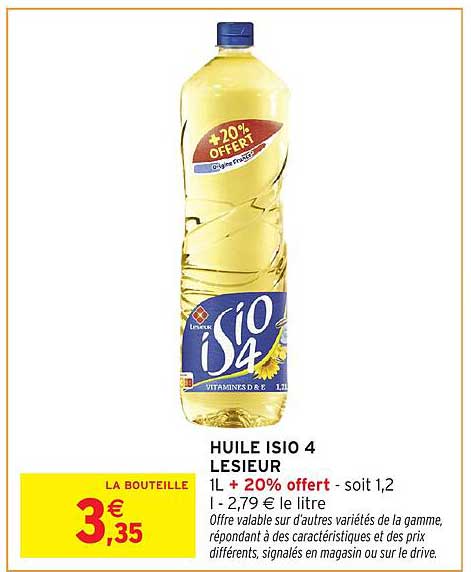 HUILE ISIO 4 LESIEUR