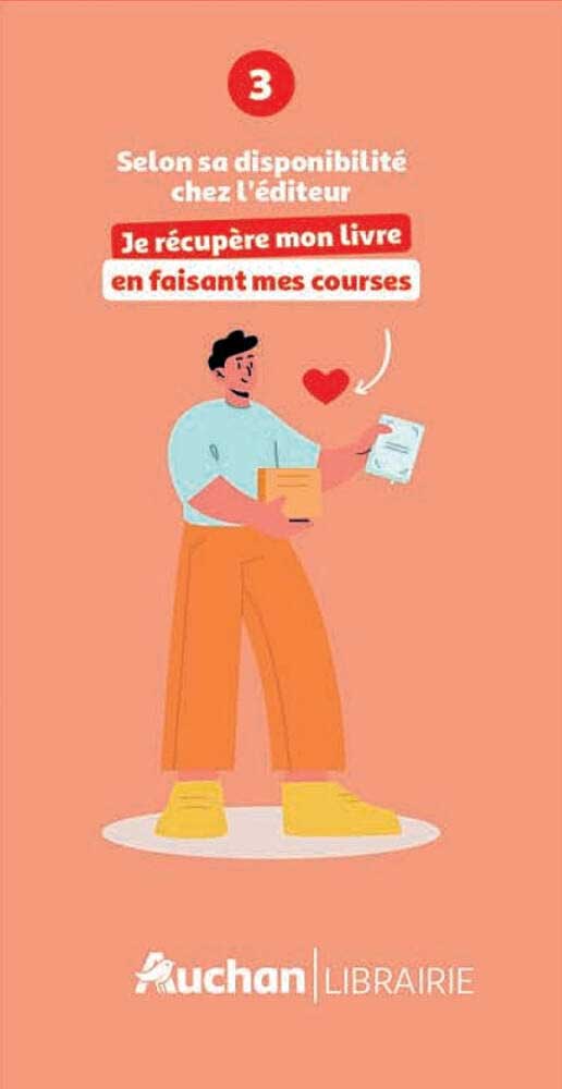 Je récupère mon livre en faisant mes courses