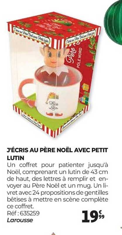J’ÉCRIS AU PÈRE NOËL AVEC PETIT LUTIN