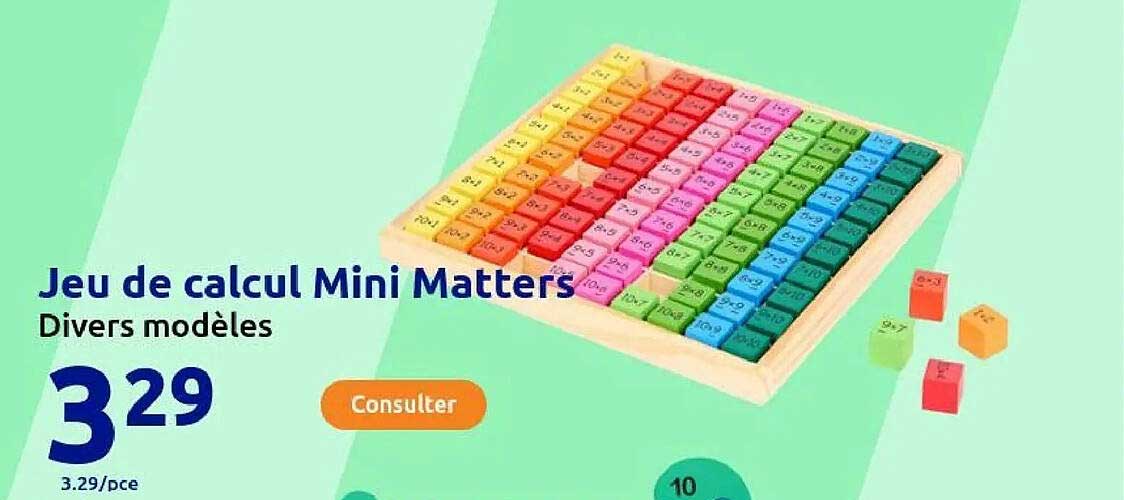 Jeu de calcul Mini Matters