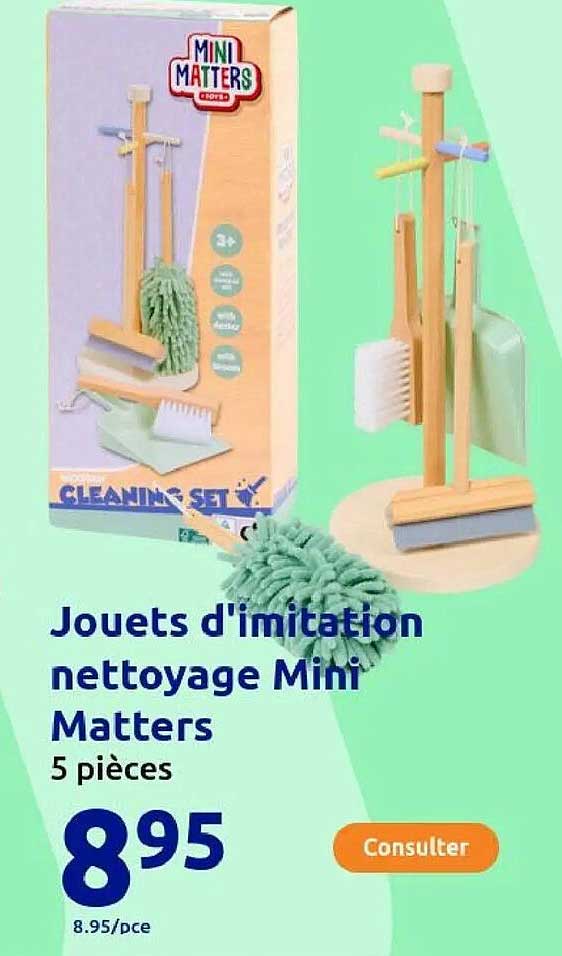 Jouets d'imitation nettoyage Mini Matters