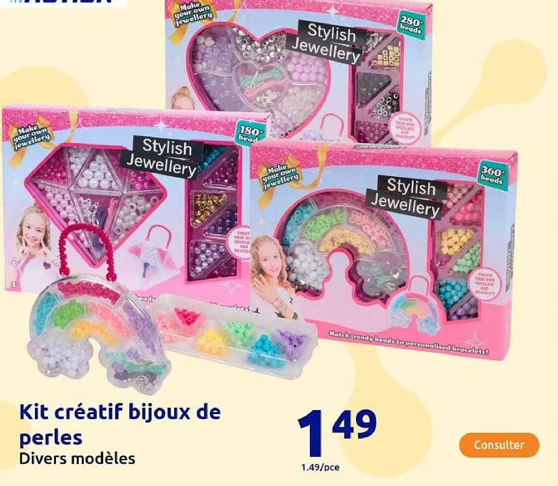 Kit créatif bijoux de perles