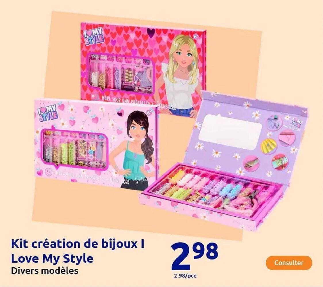 Kit création de bijoux I Love My Style