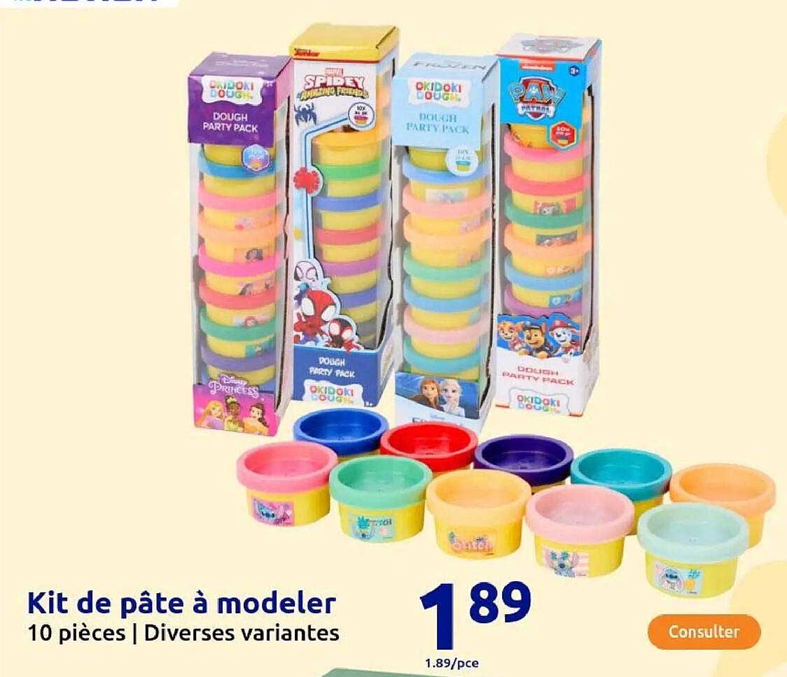 Kit de pâte à modeler