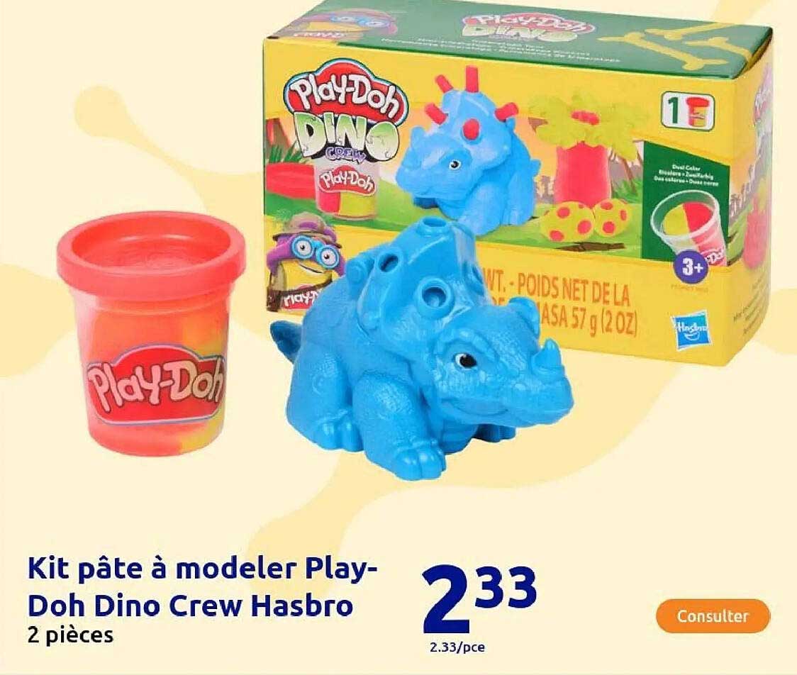 Kit pâte à modeler Play-Doh Dino Crew Hasbro