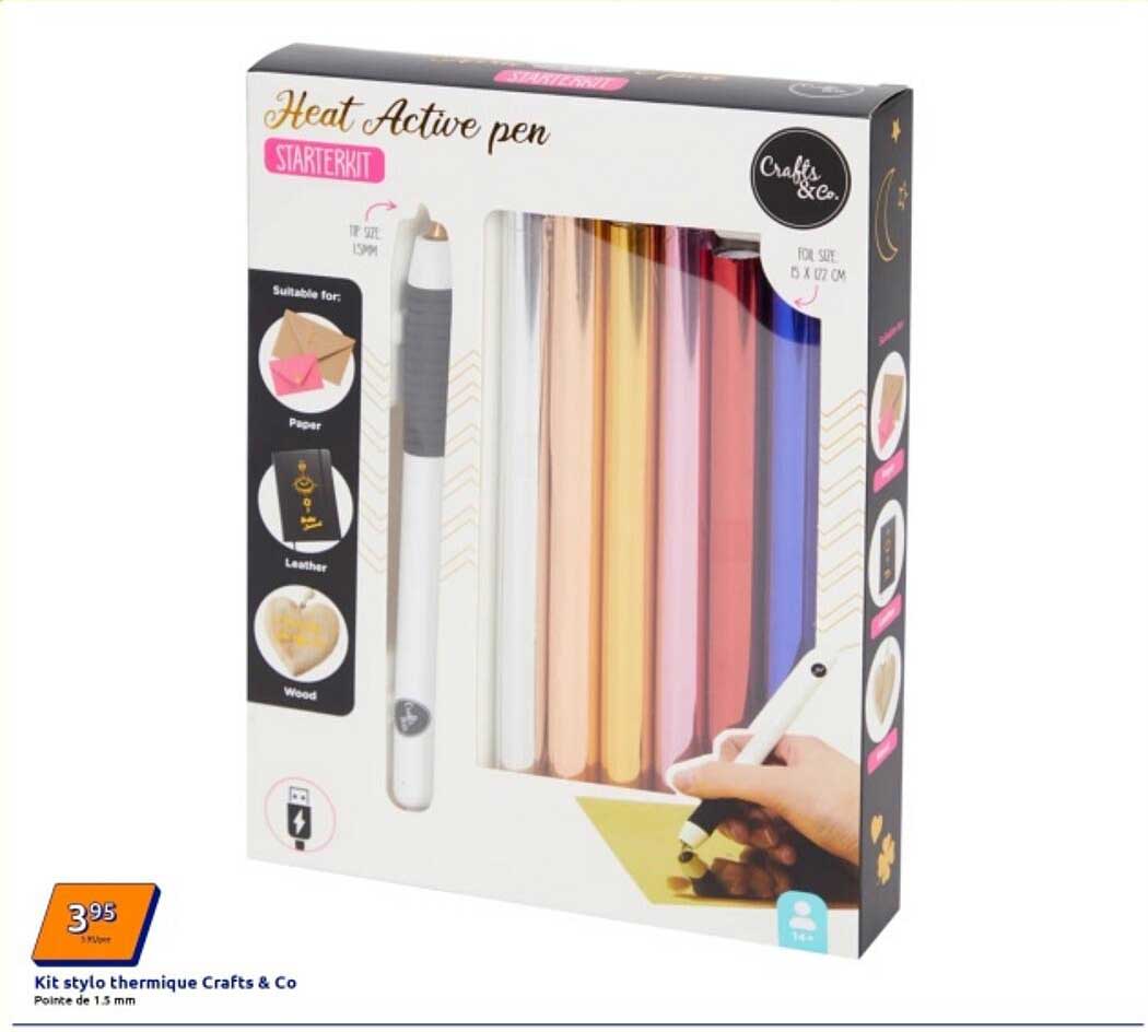 Kit stylo thermique Crafts & Co