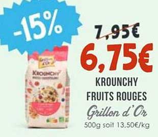 KROUNCHY FRUITS ROUGES