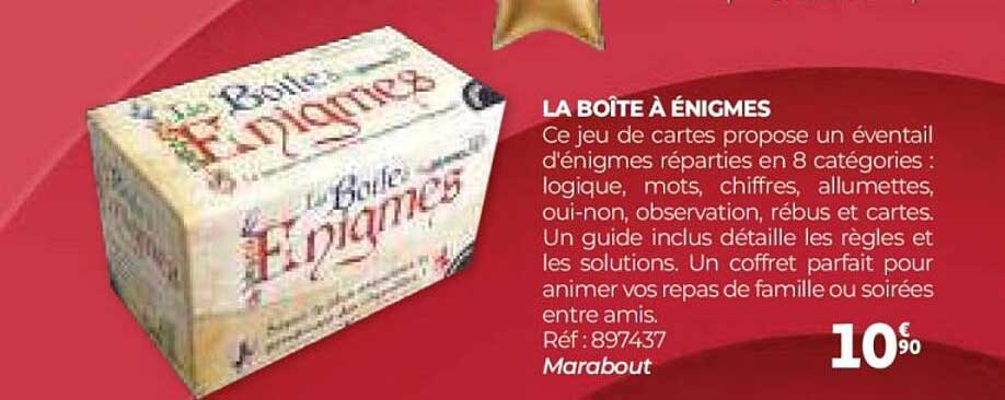 LA BOÎTE À ÉNIGMES