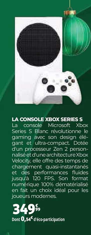 LA CONSOLE XBOX SERIES S