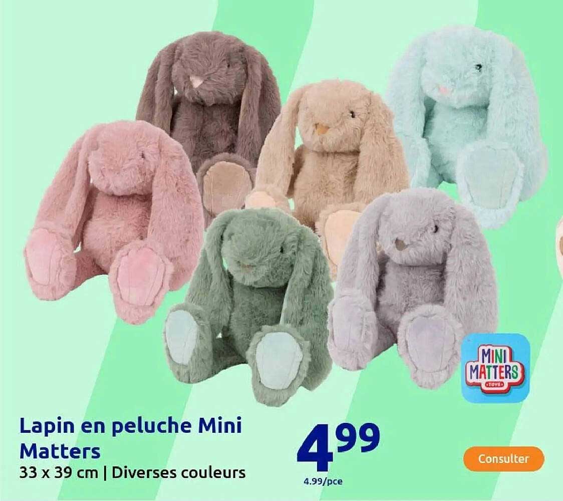 Lapin en peluche Mini Matters