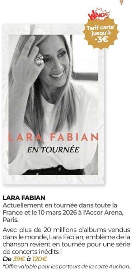 LARA FABIAN EN TOURNÉE