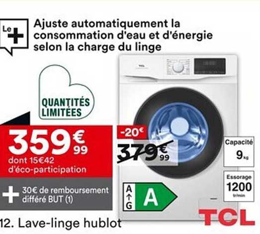 Lave-linge hublot TCL