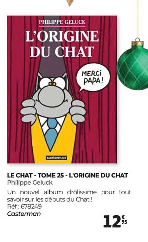 LE CHAT - TOME 25 - L'ORIGINE DU CHAT