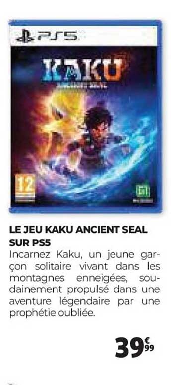 LE JEU KAKU ANCIENT SEAL SUR PS5