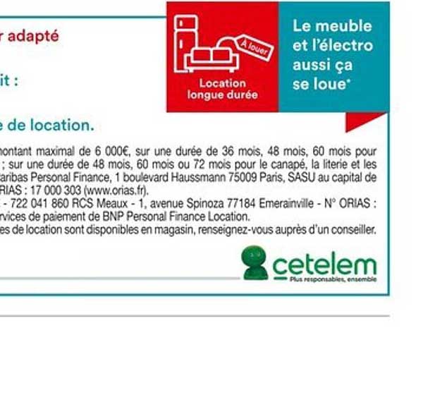 Le meuble et l’électro aussi ça se loue