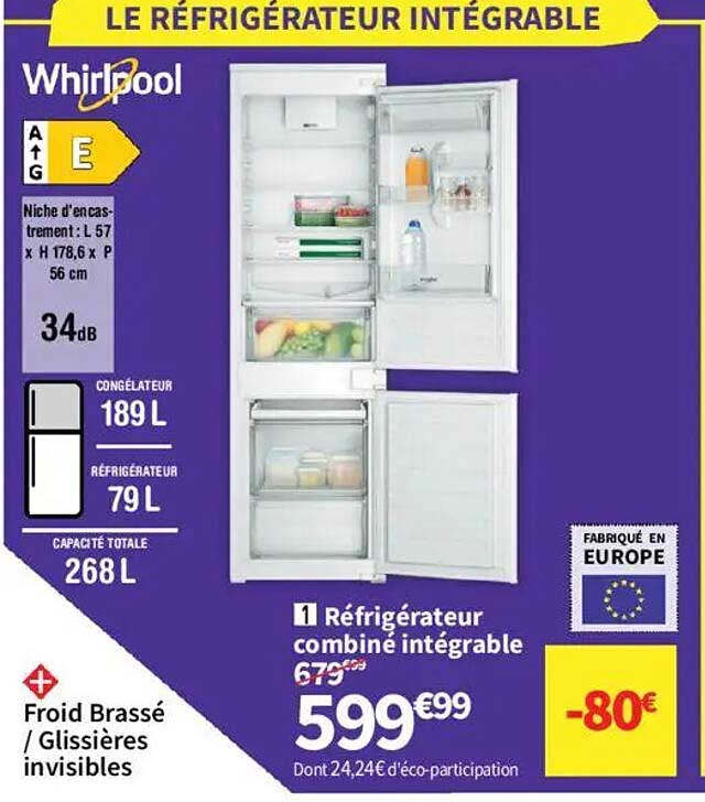 LE RÉFRIGÉRATEUR INTÉGRABLE