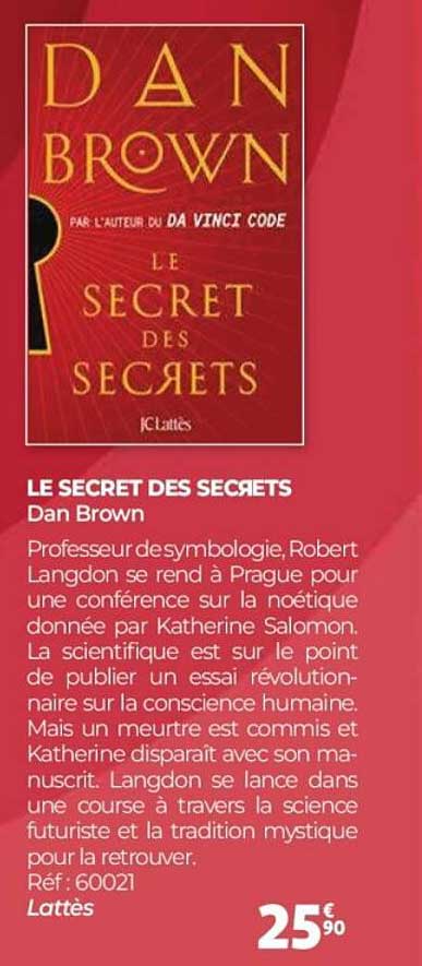 LE SECRET DES SECRETS