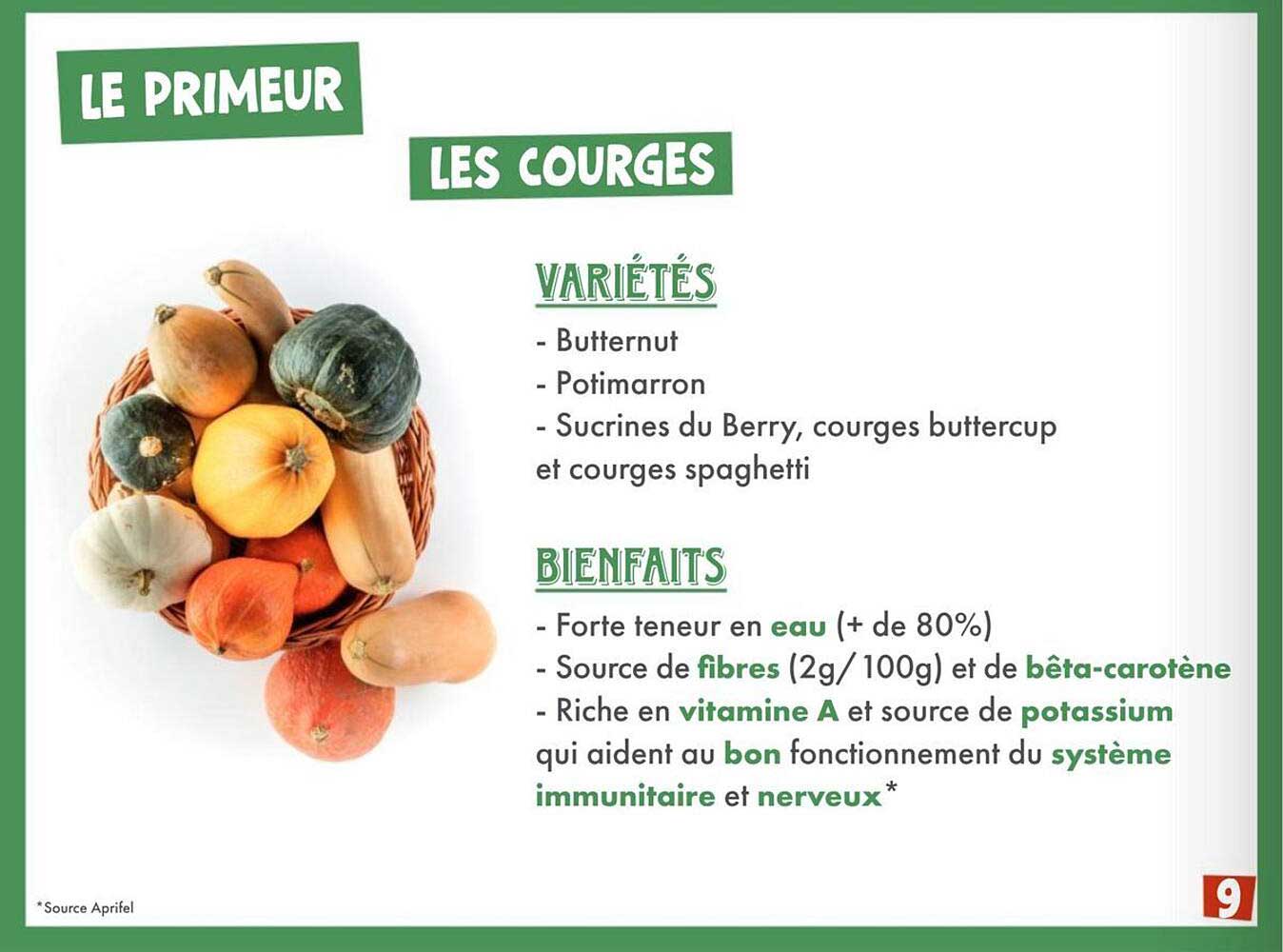 Les courges