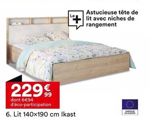 Lit 140x190 cm Ikast