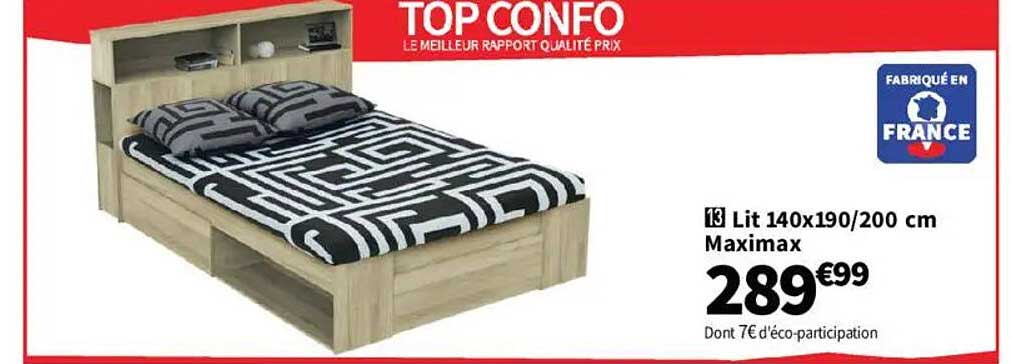 Lit 140x190/200 cm Maximax