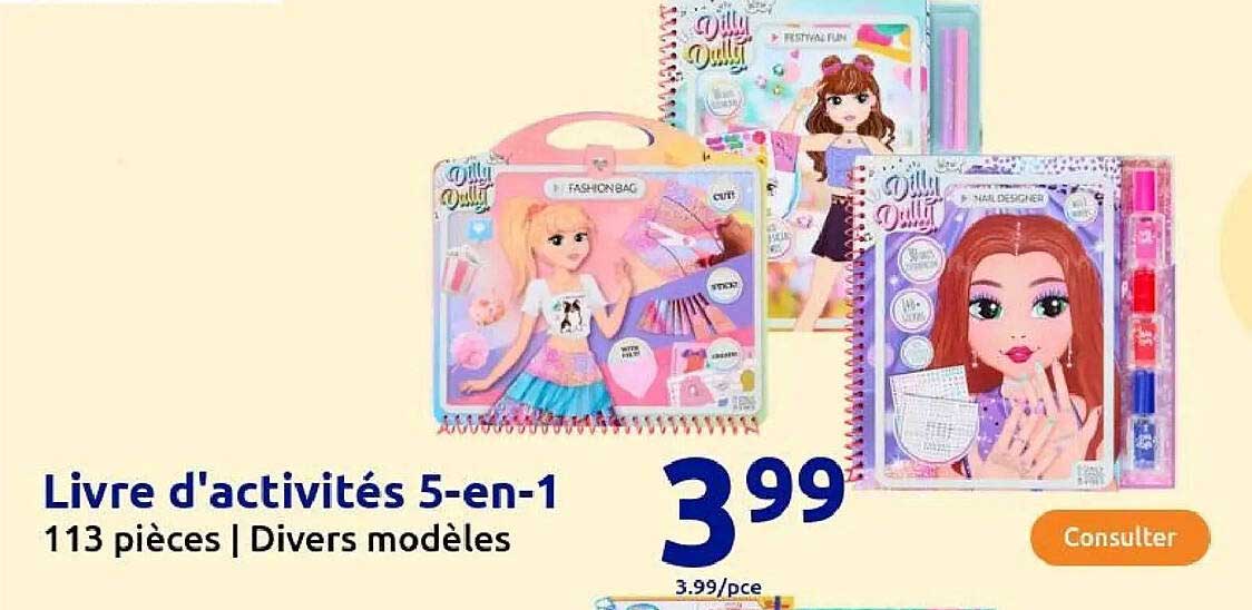 Livre d'activités 5-en-1