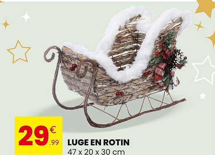 LUGE EN ROTIN