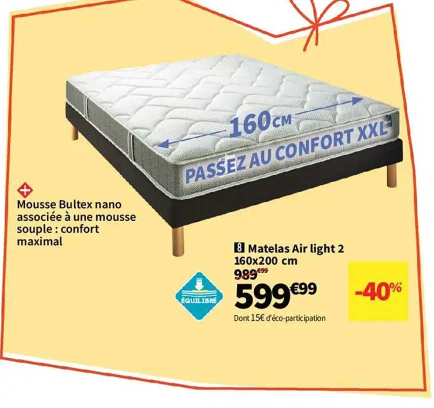 Matelas Air light 2 160x200 cm