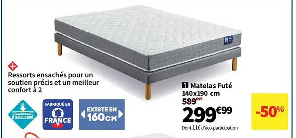 Matelas Futé 140x190 cm
