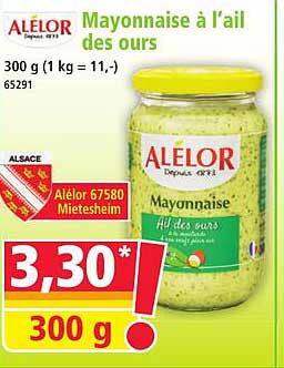 Mayonnaise à l'ail des ours