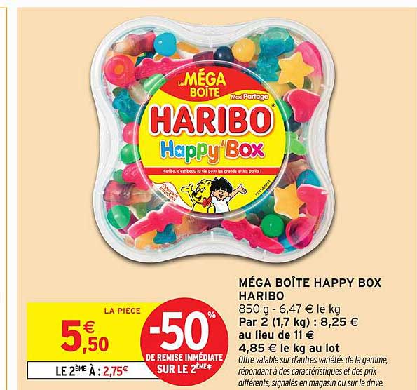 Méga Boîte Happy Box Haribo