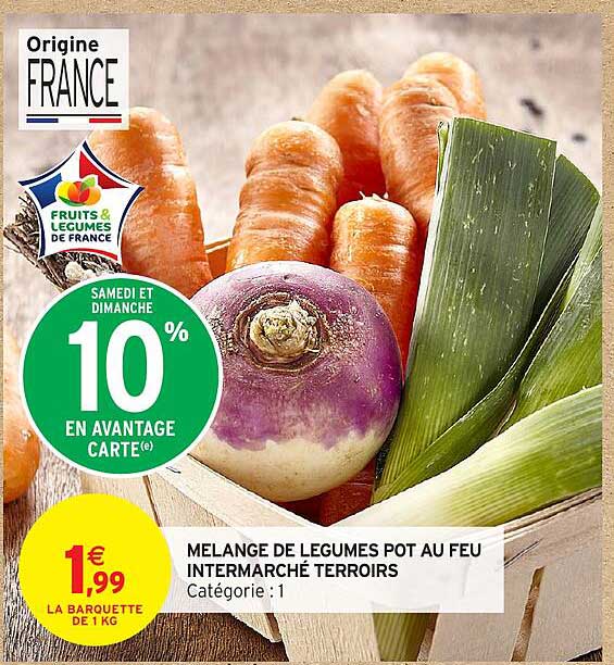 MELANGE DE LEGUMES POT AU FEU INTERMARCHÉ TERROIRS
