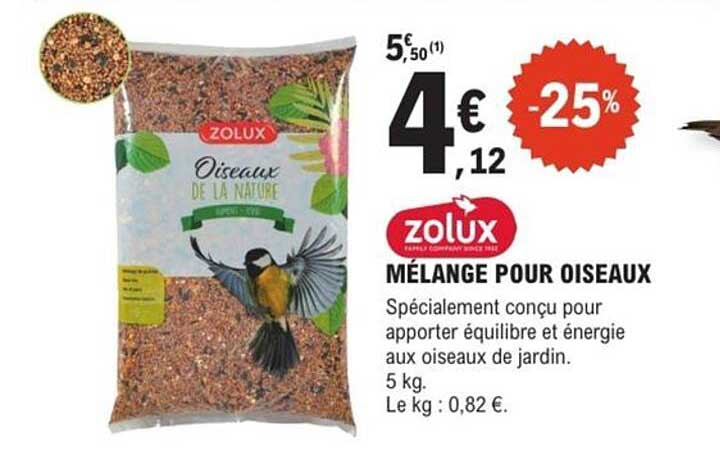 MÉLANGE POUR OISEAUX