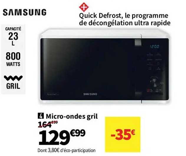 Micro-ondes grill Samsung