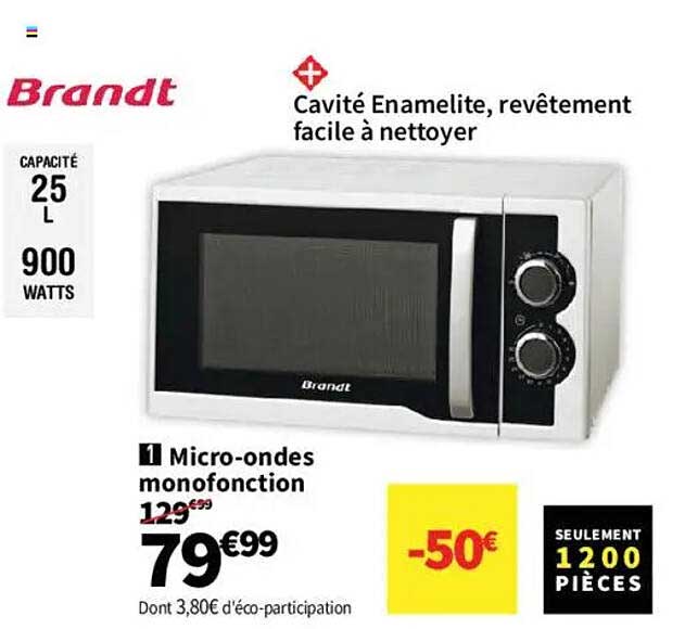 Micro-ondes monofonction Brandt