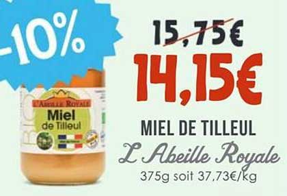 Miel de Tilleul L'Abeille Royale