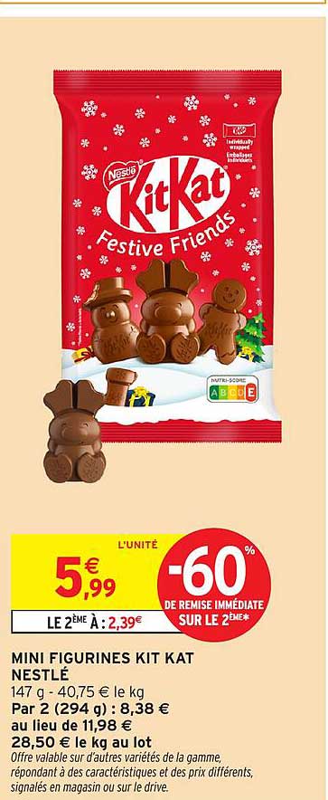 Mini Figurines Kit Kat Nestlé