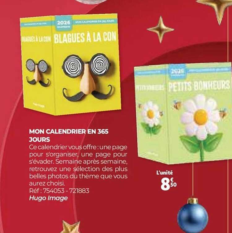 MON CALENDRIER EN 365 JOURS