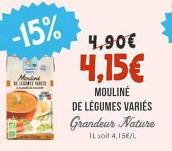 Mouliné de Légumes Variés Grandeur Nature