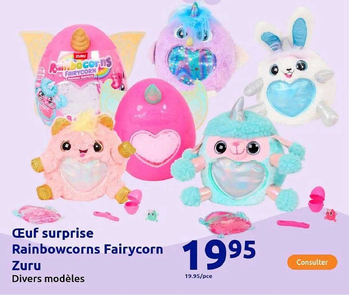 Œuf surprise Rainbowcorns Fairycorn Zuru