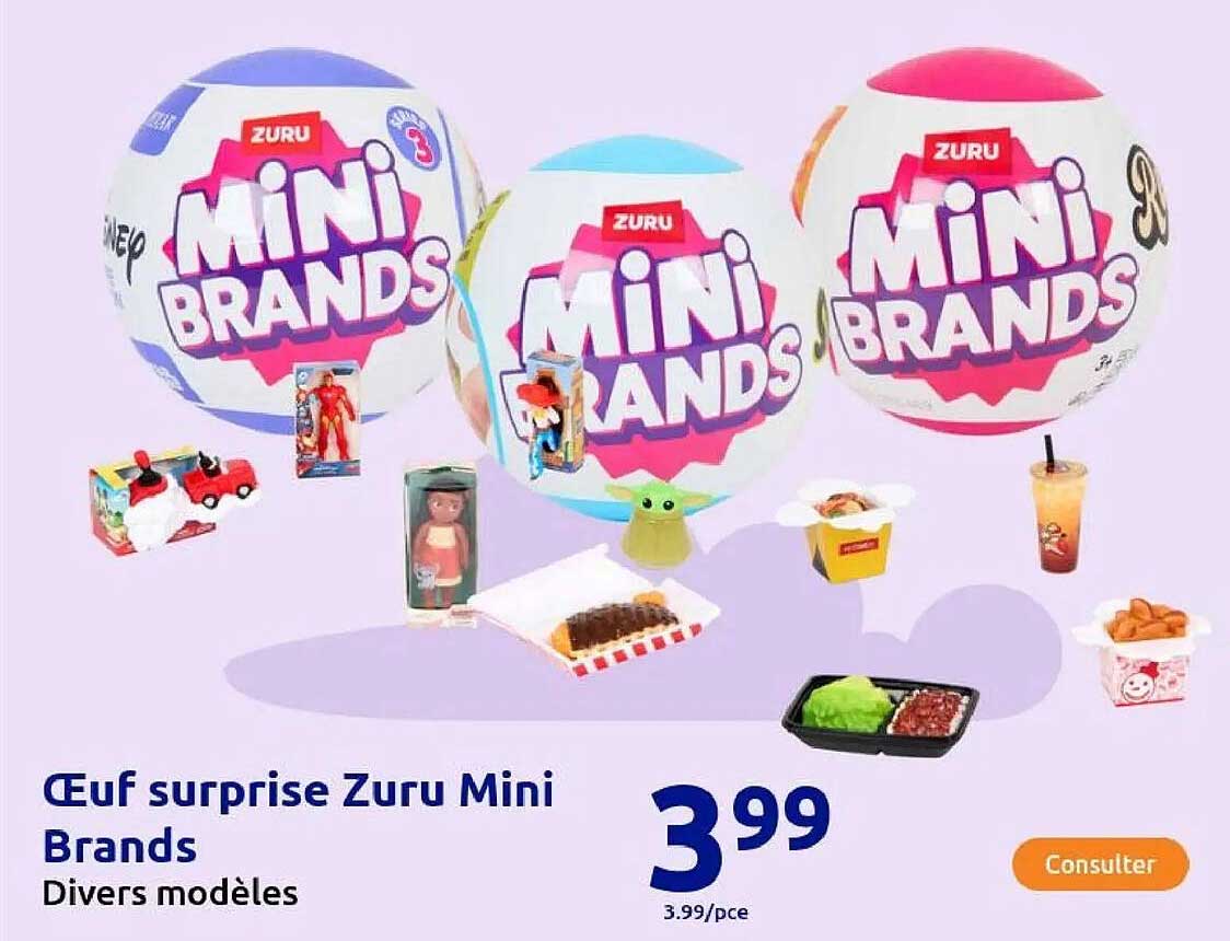 Œuf surprise Zuru Mini Brands