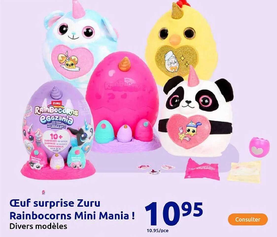 Œuf surprise Zuru Rainbocorns Mini Mania !