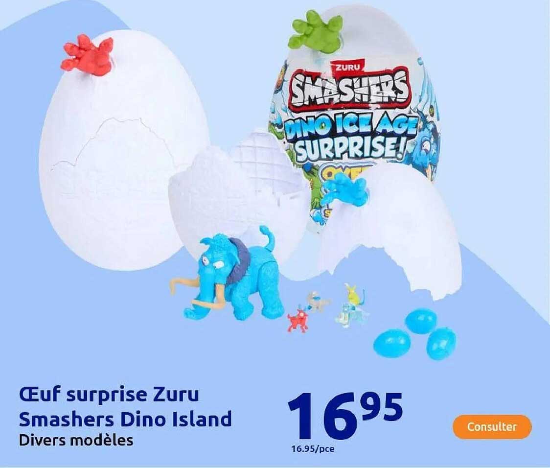 Œuf surprise Zuru Smashers Dino Island
