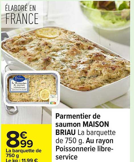 Parmentier de saumon MAISON BRIAU
