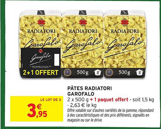 PÂTES RADIATORI GAROFALO
