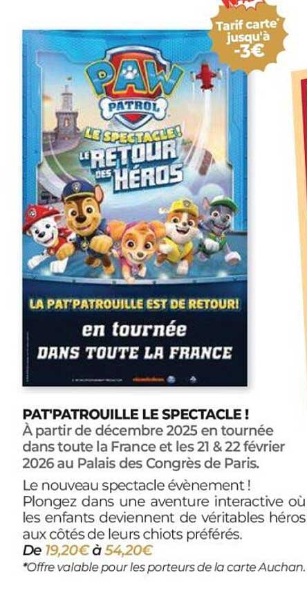PAT'PATROUILLE LE SPECTACLE !