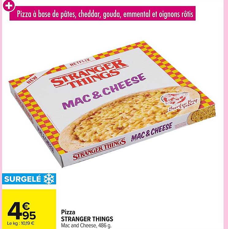 Pizza STRANGER THINGS Mac & Cheese